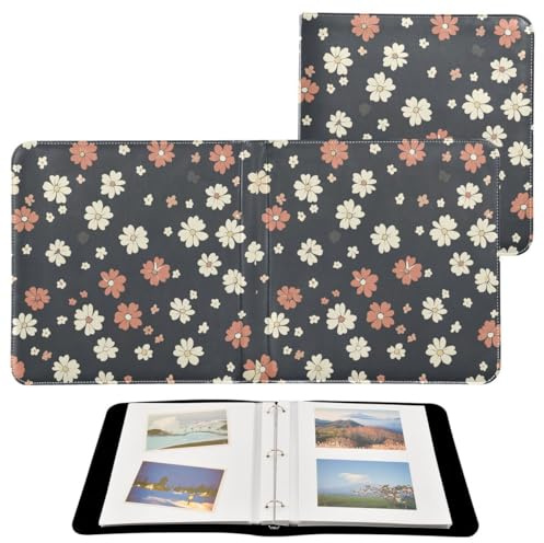 JUMBEAR Grande album fotografico autoadesivo con 20 pagine, album fai da te, per matrimoni, famiglia, bambini, vacanze, bellissimi petali di fiori