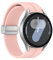 MURVE Cinghia di silicone originale per samsung galaxy orologio 6 cassic 43mm 47mm 5pro da 45 mm orologio Fe 4 5 6 7 40 44 mm Bracciale a fibbia magnetica Bracciale(Pink-S,For Watch 4 Series)