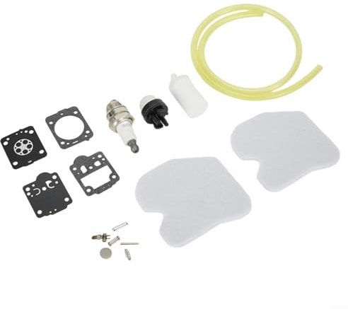 BlesConi Kettensägen-Wartungsset für McCulloch mit Luftfilter, Kraftstoffleitung, Starterbirne für CS340 CS380 Modelle Motorteile Ersatzset