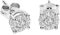 CHRIST Damen-Ohrhänger 585er Weißgold 2 Diamant One Size, Weißgold 32030787