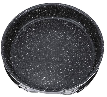 POENVFPO Camping Frying Pan, Imitation Stone Coating, Non Stick Cooking Skillet with Foldable Handle for Camping and Outdoor Use
