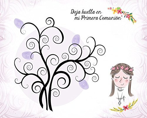 DISOK - Fingerabdrücke für Kommunion Mädchen - Fingerabdrücke Bäume für Hochzeit 60 x 40 cm - Lamellen, Fingerabdrücke für Kommunion