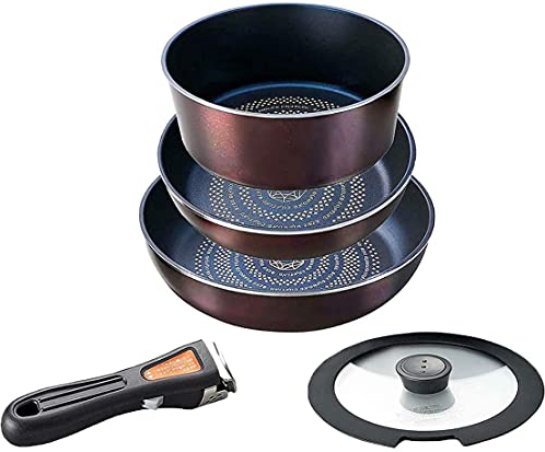 [Amazon. Co. JP Limited] pa-ru金属 Töpfe Pfannen-Set von 5 IH entsprechenden Blue Diamond Court mit der Griff Set von 5 HB – 3497