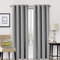 Blackout Curtains 2 Panels Set Thermal Insulated Window Treatment Solid Eyelet Darkening Curtain for Living Room Bedroom Nursery,Light Grey,66x72 Inches