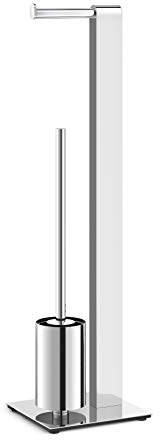 ZACK 40455 Atore Toilettenbutler, silberfarben