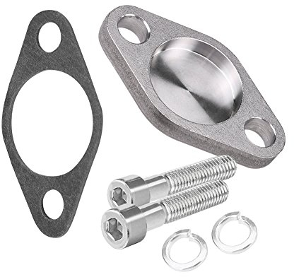 Juego de placa de obturación de válvula EGR de 8 mm Reemplazo de placas de bloque de válvula EGR con junta SI-A0254 decantador e46 320d