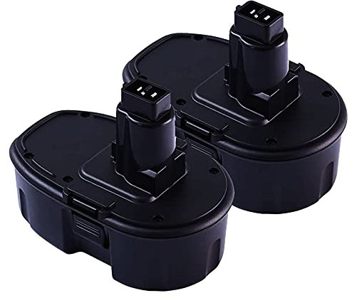 2Packs 18 Volt Replacement Battery for 18V Battery Compatible with DC9096 DC9098 DC9099 DW9095 DW9096 DW9098 DE9038