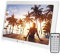 Garsent Digitaler Bilderrahmen 15,4 Zoll, 1280 * 800 mit Bewegungssensor Display für Foto/Musik/Video/Kalender Elektronisch Bilderrahmen, mit Fernbedienung, Unterstützt USB 2.0 /SD /3.5mm