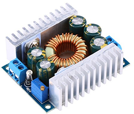 Hlyjoon Konvertermodul 100 W 10 A Spannungswandler DC-DC 4,5 V-30 V auf 0,8 V-30 V 0 A bis 12 A Dauerstrom verstellbar Step Down Netzteil Modul