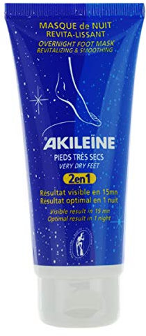 Akileine - Kit traitement Pieds Secs - Masque de Nuit Revita-lissant & Baume Hydra défense