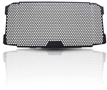 MZ-STORE SV650 SV 650 Motorrad Aluminiumlegierung Kühlerabdeckung Für SV650 SV650X SV650 ABS SV650X ABS 2016 2017 2018 2019 2020 2021 2022 2023 2024-Schwarz