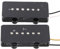 LYWS Alnico 5 Tonabnehmer Set Neck Bridge Pickup für Jazzmaster Gitarre schwarz
