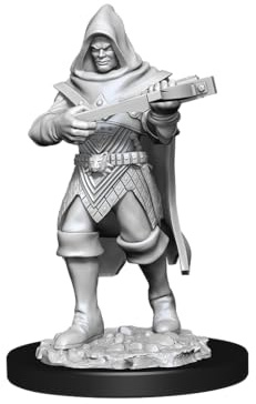 Dungeons & Dragons Pathfinder Battles Deep Cuts Unpainted Miniatures - Human Rogue Male (6 Units)