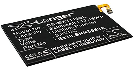 TCTK Akku 3200mAh Kompatibel mit [Google] Nexus 6, für [Motorola] Shamu, XT1100, XT1103, XT1115 Ersetzt EZ30, SNN5953A FBA