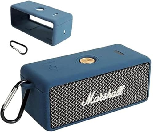 Silicone Protective Case for Marshall EMBERTON Speaker Portable Cover Speaker Case(Blue)