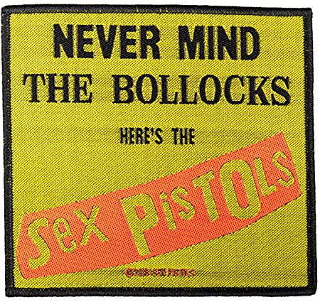 Halle 15 Sex Pistols Nevermind The Bollocks Aufnäher Sex Pistols Patch Gewebt & Lizenziert !!