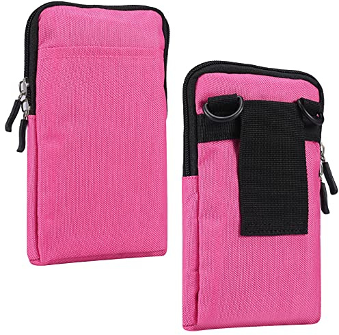 Pochette Téléphone Ceinture Homme, Sac à Bandoulièr pour Téléphone, Sac de Ceinture Clip Telephone Sac à Epaule Pochette Banane Telephone Portable Coque avec Boucle Crochet de Ceinture Sac Pochette