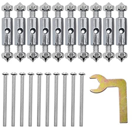 Wincal Strumento riparazione della scatola dell'interruttore - Asta di supporto viti della cassetta dell'interruttore tipo 118,strumento di riparazione della scatola inferiore presa dell'i(Metal Type)