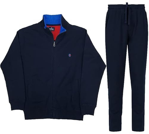 Coveri Tuta Uomo Completa con Cerniera Zip Cotone Garzata Leggera Estiva M L XL XXL 3XL