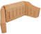 AB Tools Rejilla de ladrillo de fuego y 2 lados de 40,64 cm, quemador de leña para barbacoa