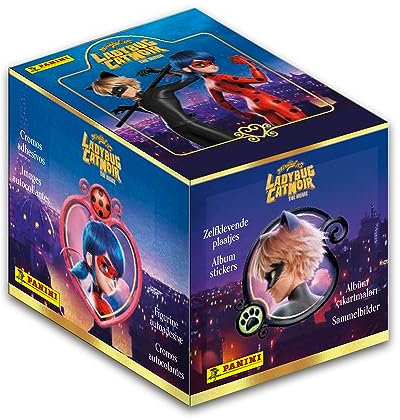 Panini Miraculous Le Film Box mit 36 Hüllen, 004476BOX36F