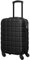 Ryanair Valise Cabine légère avec Serrure TSA, 52 x 35 x 20 cm, Valise de Cabine de 50,8 cm avec roulettes, Coque Rigide British Airways, RyanAir, Virgin Atlantic, Emirates et Plus Encore, Noir, 52 x