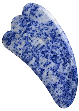 POPETPOP Jade Gua Sha Massagewerkzeug für Die Hautpflege Beauty Gua Sha Board Gesichtsschabeplatte Stein
