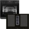Oranier Backofen Set EBS420 Einbau autark - 9 Funktionen & Flächen-Induktion 80 cm mit Dunstabzug KFA690-4 Kochzonen & Multi-Slider-Steuerung