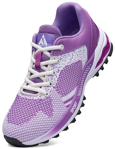 Mishansha Sneaker Herren Straßenlaufschuhe Damen Traillaufschuhe Atmungsaktiv Sportschuhe Leicht Turnschuhe Rosa 39