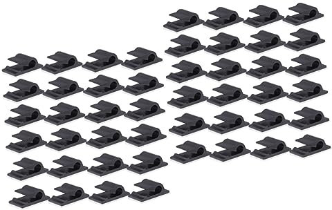 jojofuny Clips 200 Stk Ethernet Kabel Klein Kabelclips Selbstklebend Kabelorganisatoren Für Kabel Wandclips Aus Draht Kabel Halter Kamera Gürtelholster Kabelclips Weiß Klebstoff Halterung