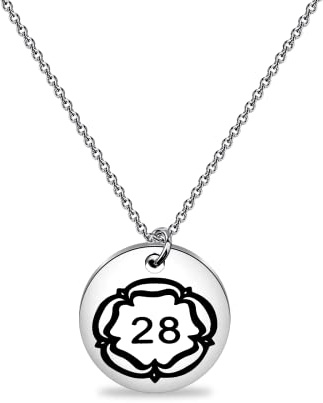 AATOP 28 Halsketten Sänger Llouis Fans Geschenk Musikliebhaber Schmuck 28 Jahre alt Geschenk für Jungen Mädchen