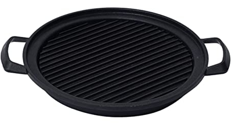 POPETPOP 1 Pc Plato Barbacoa Coreano Bandeja Barbacoa Parrilla Suministro Barbacoa Asadores Carne Gas Sartén Para Cocinar Bistec Plato Para Asar Estufa Aluminio Interior