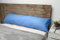 HEIMTEX Lange Nackenrolle - 5ft Körperkissen mit Atmungsaktivem Mikrofaserbezug, Weiche und Feste Unterstützung für Schwangerschaft und Stillzeit (Mittelblau)