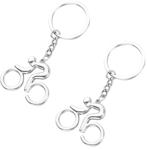 2 Stück Schlüsselanhänger Fahrrad Geschenke für Radfahrer Radfahrer Geschenke Fahrrad Schlüsselanhänger Fahrrad Geschenk Schlüsselanhanger Fahrrad Deko Schlüsselbund Geschenk Fahrradliebhaber