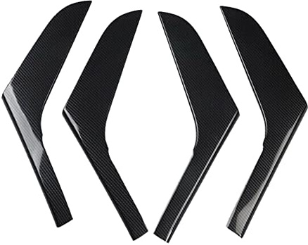 RIKEL Karbon Faser Auto Innenraum TüR Armlehne Leiste Abdeckung Trim für Golf 6 MK6-2008-2012 ZubehöR