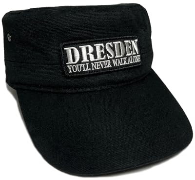 No Face No Name Military-Cap Dresden You'll Never Walk Alone in schwarz
