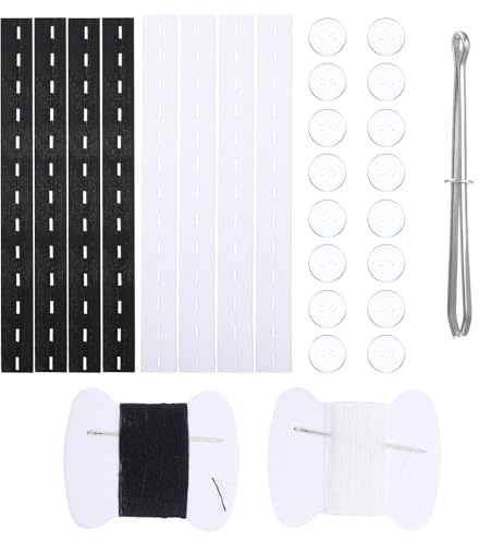 BOHUIZ 6 unidades de ajustadores elásticos para pantalón, cintura elástica ajustable, cintura más estrecha, pinzas para pantalón, botones para apretar