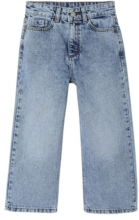 Vertbaudet Mädchen Flare-Jeans, Hüftweite Slim