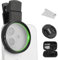Zilchx 67mm CPL Polarisationsfilter Handy, CPL Filter Handy Cirkular Polfilter für Smartphones, Clip-On-Handy-Filter mit Mehrfach Beschichtet & Optisches Glas, Reduzieren Sie Reflexionen