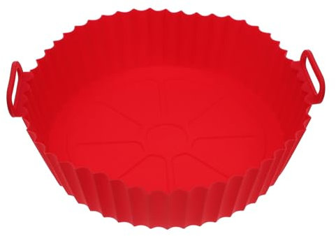 Alipis Bandeja De Silicona Para Hornear Revestimiento Para Freidora De Aire Recipiente De Silicona Lavable Para Uso Cocina