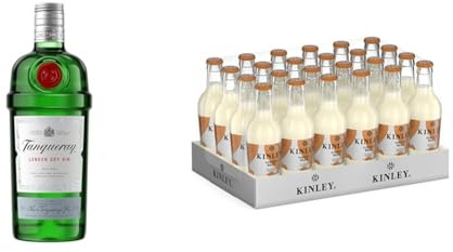Tanqueray London Dry Gin - 700 ml -Kinley Ginger Beer 24x200ml