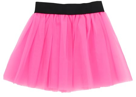 Tutu Pink Adult, 80s Adult Pink Tutus, 3-Layered 80s Tutu Skirts for Women | Tulle Skirts for Adults, 80s Fluffy Costume Party, Christmas Halloween Dance