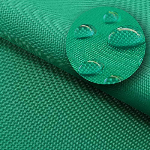 NOVELY® Oxford Sunset 420D - UV-Beständiger Polsterstoff - Wasserdichter Outdoor-Stoff - Polyester Möbelstoff - Pflegeleichte Meterware 1lfm | Farbe: 17 Grün