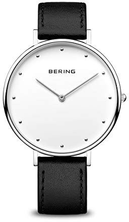 BERING Damen und Herren Uhr Quarz Movement - Classic Collection mit Kalbsleder und Saphirglas 14839-404 Armbandsuhren - 3 ATM