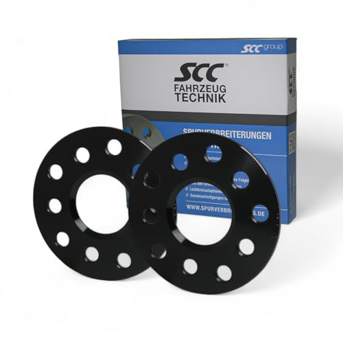 SCC Spurverbreiterungen Spurplatten 2x3mm 5x100 5x112 10225W_CHR geeignet für Chrysler Daytona Coupe GS Daytona Shelby Coupe Neon II PT Cr