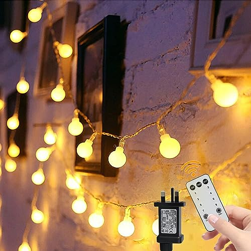 Catena luminosa 20m 150 LED Bulbo Luci di Natale con 8 Modelli Feste Lampade Ghirlanda Decorazioni Lucine Impostazione dell'ora Impermeabile Esterno per Giardino, Interno per Camera, gazebo, festa