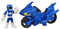 Power Rangers Heroes Shark Cycle & Blue Ranger Mini Figure Set