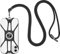 takyu Handykette Universal, Schlüsselband Halsband Verstellbar + Finger Halter zum Umhängen(Elegant Schwarz)