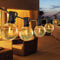 GLUROO 15M Catene Luminose Esterno,Luci da Esterno LED Catene Luminose con 26 Plastica Lampadine G40,Catena Luci Esterni Impermeabile IP45 per Giardino Terrazzo Bistrot (Bianco Caldo)