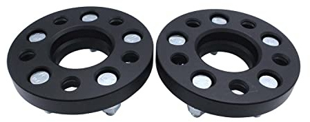 Lot de 2 entretoises de 20 mm 5 x 108 pcd mm pour roues forgées centrales avec 10 boulons de roue M12 x 1,5 alésage de moyeu 63,4 mm pour Ford Focus Mk2 Mk3 ST RS tous les modèles 2005+ ST 225